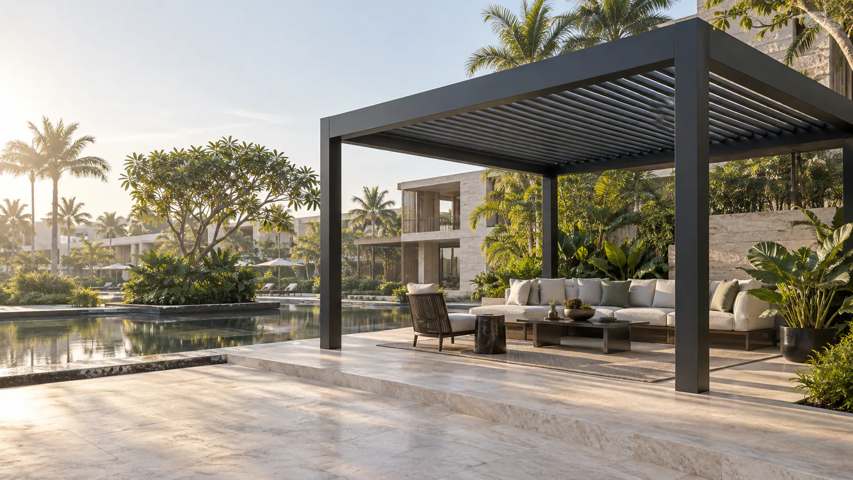 Freestanding and wall-connected pergola installation planning